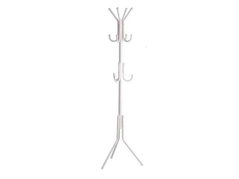 Colgador Perchero Metálico Trípode Blanco 165cm x 42cm Importclick