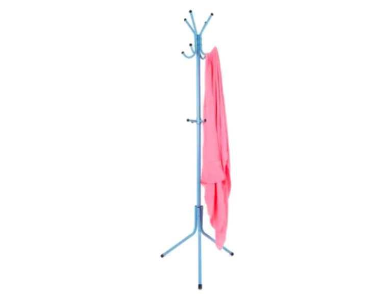 Colgador Perchero Metálico Trípode Celeste 165cm x 42cm Importclick