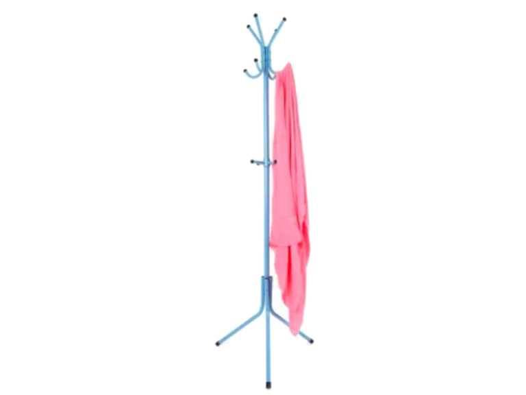 Colgador Perchero Metálico Trípode Celeste 165cm x 42cm