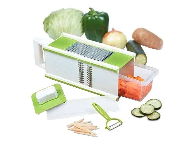 Rallador de Verduras Cocina Multifuncional 5 en 1 Verde