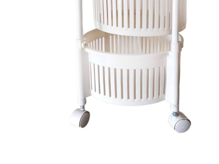 Estante Organizador Redondo Con Canastas Giratorias 3 Niveles Importclick