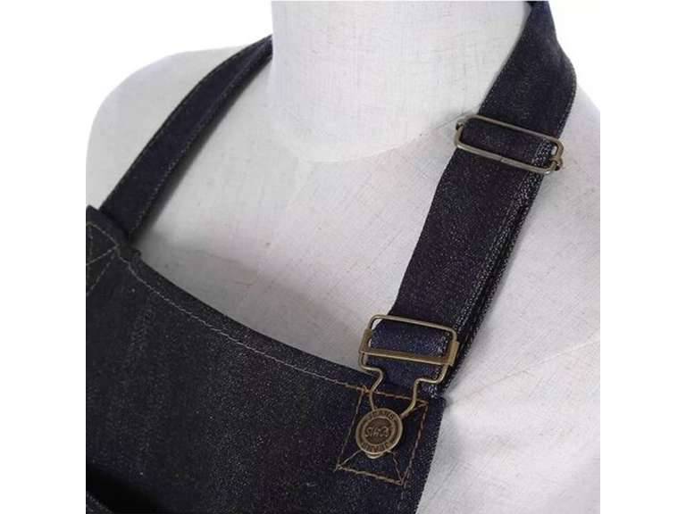 Pechera Delantal Mezclilla Jeans Cocina y Asados Importclick
