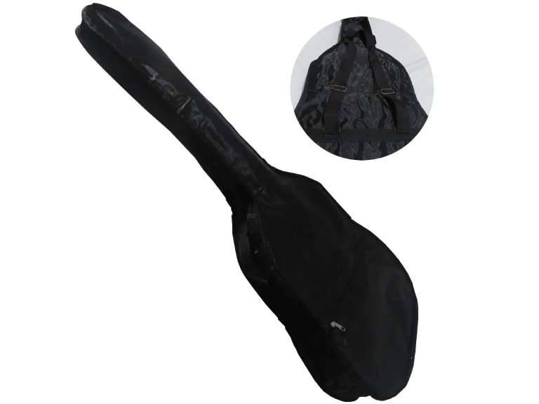 Guitarra clásica negra 39P c/bolso Alaguez AZ39B