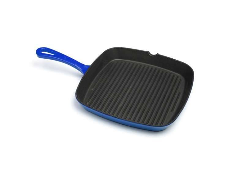 Sartén Hierro rectangular Azul 36x23.5x3 cm