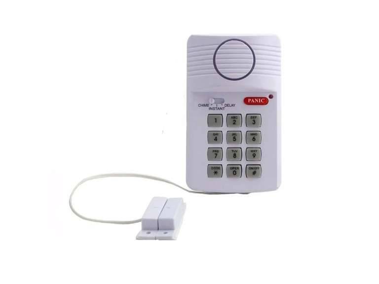 Alarma Hogar Sensor magnético blanca Importclick