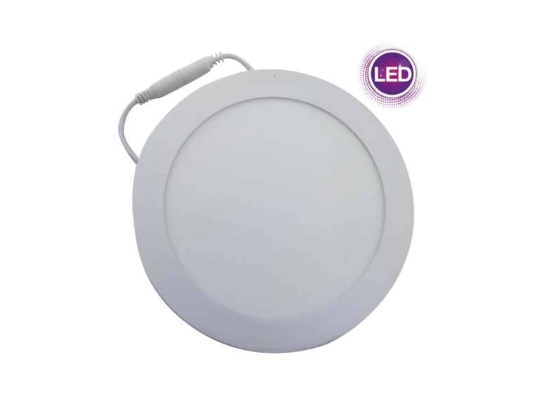 Foco LED Panel de 12 watts Luz calida 220 v. Importclick