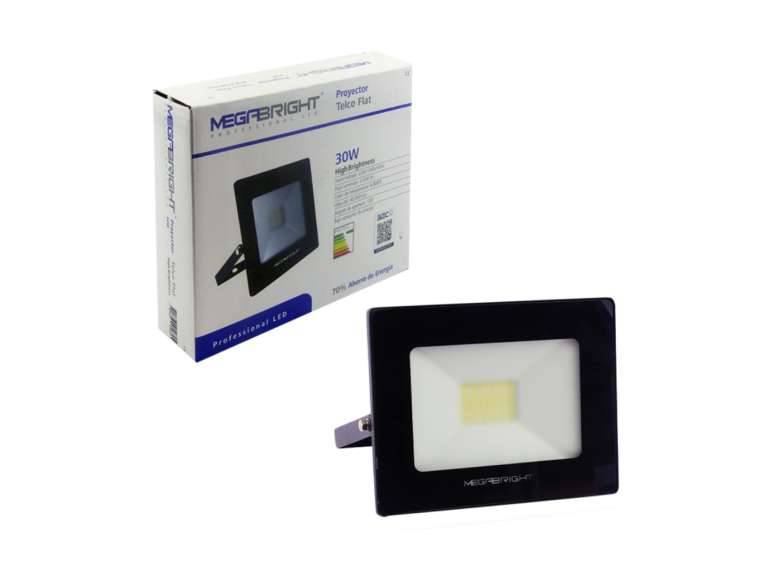 Foco Halógeno LED 30 watts Luz fría 6000 Lúmenes Importclick