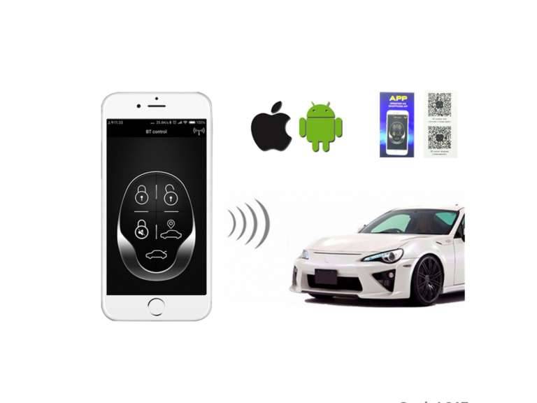 Alarma Auto Smartphone android IOS control remoto Importclick