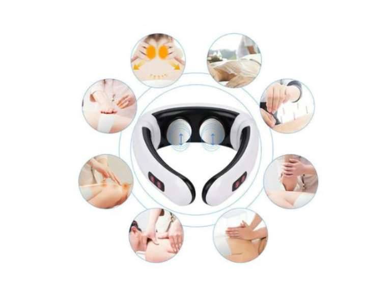 Electro Estimulador Masajeador cuello cervical Importclick