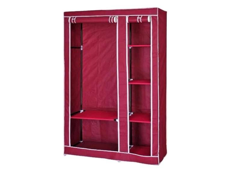 Closet Organizador Armable de tela wine red 175 cm Importclick