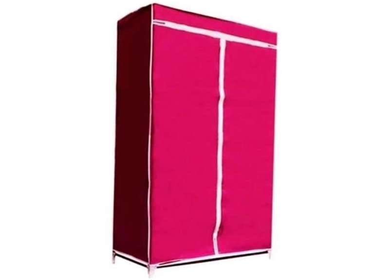 Closet Organizador Armable de tela wine red 175 cm