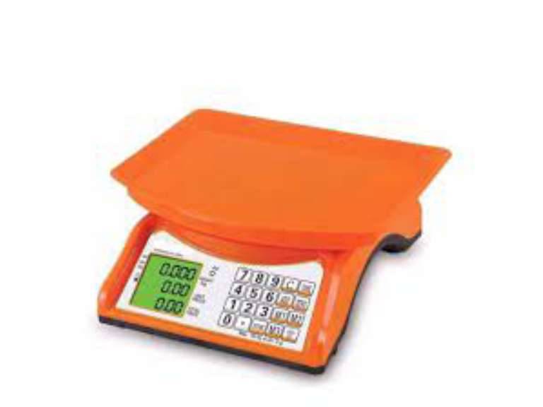 Balanza 40 kg 5 gr Plástica Chica Naranja