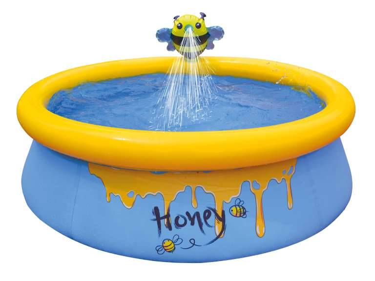 Piscina inflable efecto spray abeja 150