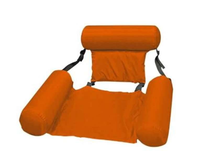 Silla Flotante Plegable color naranja