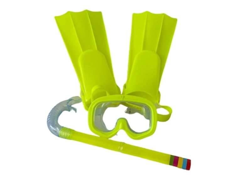 Set Buceo con aletas colores varios