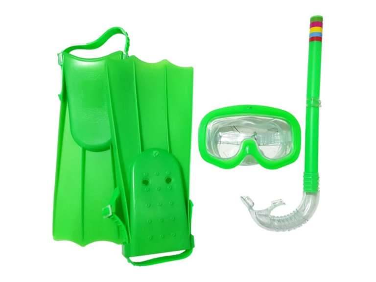 Set Buceo con aletas colores varios