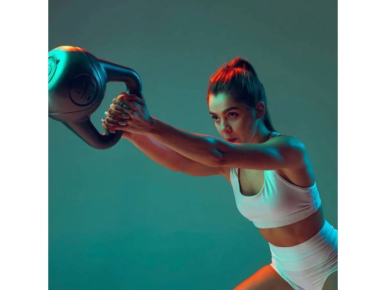 Pesa Kettlebell Mancuerna Rusa Mango Metálico 10 KG Importclick
