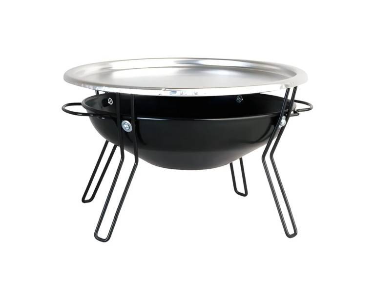 Parrilla Brasero Mesa Acero 30 cm Importclick