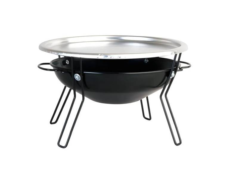 Parrilla Brasero Mesa Acero 30 cm