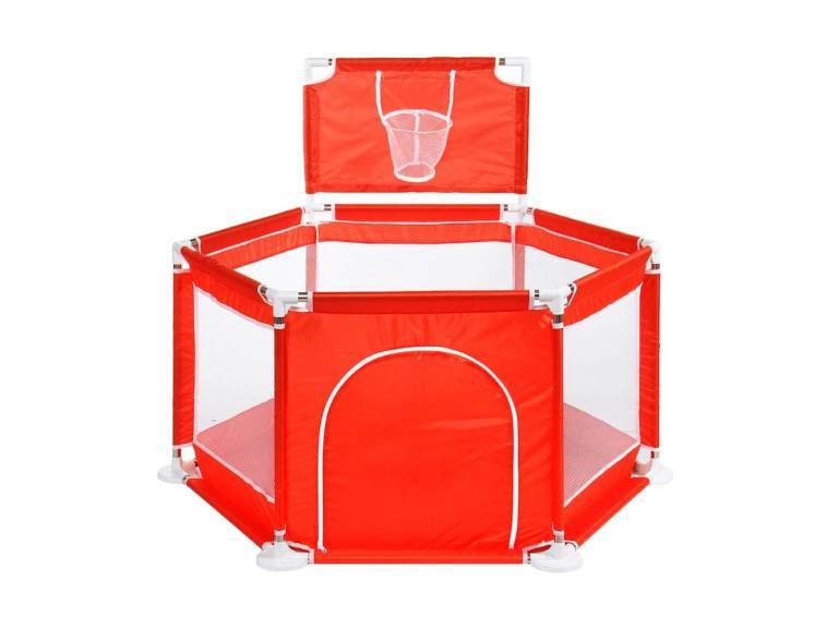 Piscina Corral Infantil Pelotas Rojo Importclick