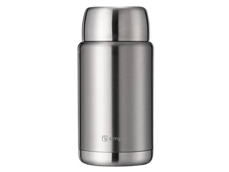 Termo de Comida Insulado Acero Inox 750 ml Gris