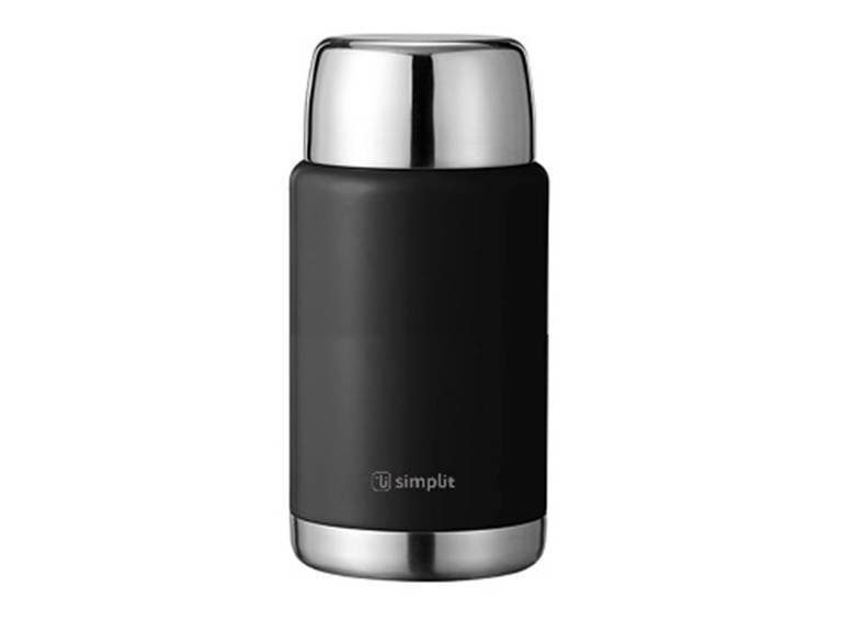 Termo de Comida Insulado Acero Inox 750 ml Negro