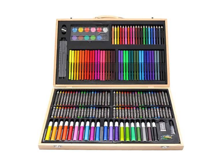 Maleta de 180 piezas de colores