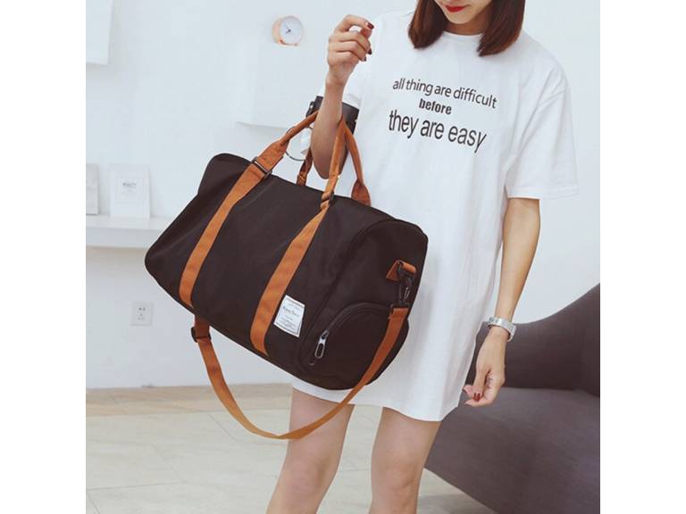Bolso De Viaje Deporte Gimnasia 35L Negro Importclick