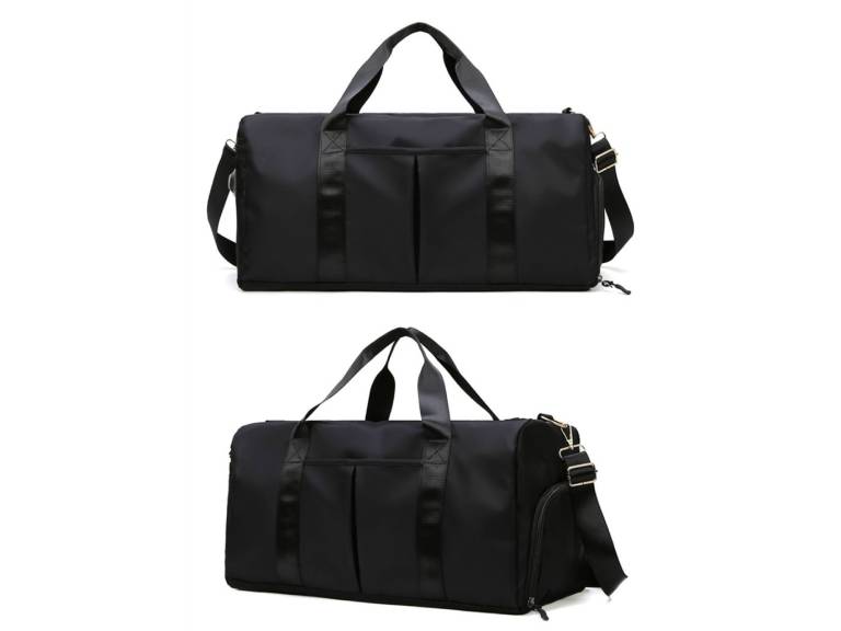 Bolso Duffel Viaje Deportivo Gimnasio Fitness 35L Negro Importclick