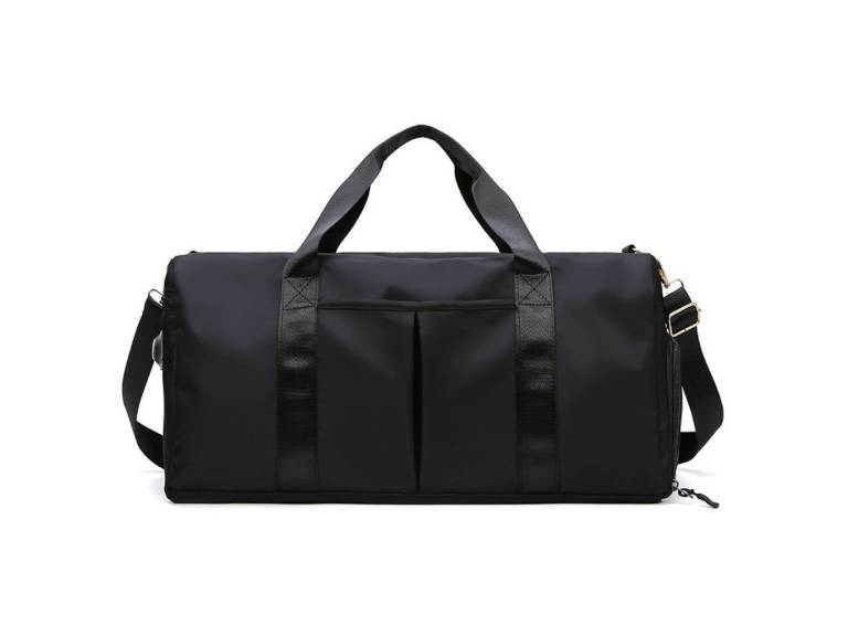 Bolso Duffel Viaje Deportivo Gimnasio Fitness 35L Negro