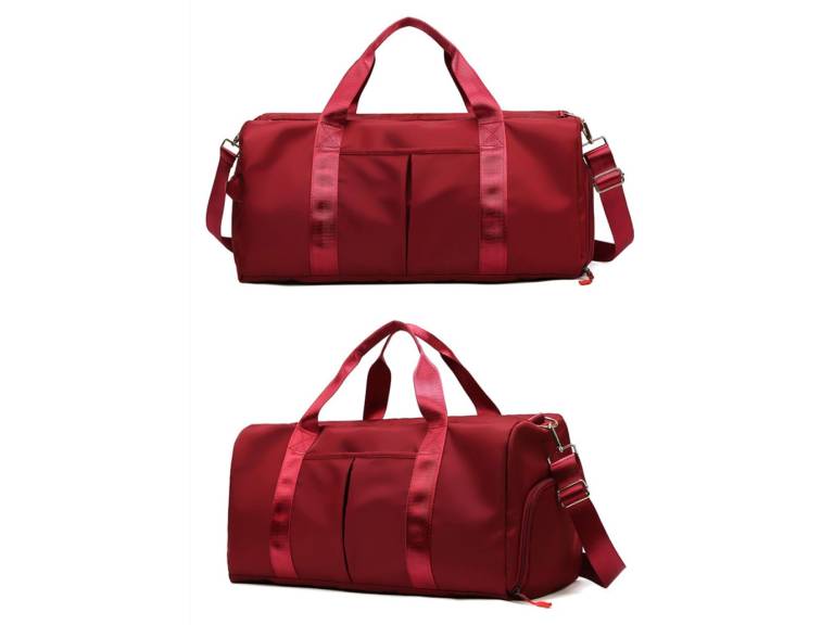 Bolso Duffel Viaje Deportivo Gimnasio Fitness 35L Rojo Importclick