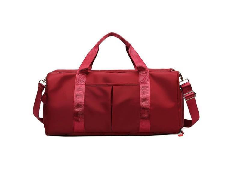 Bolso Duffel Viaje Deportivo Gimnasio Fitness 35L Rojo Importclick
