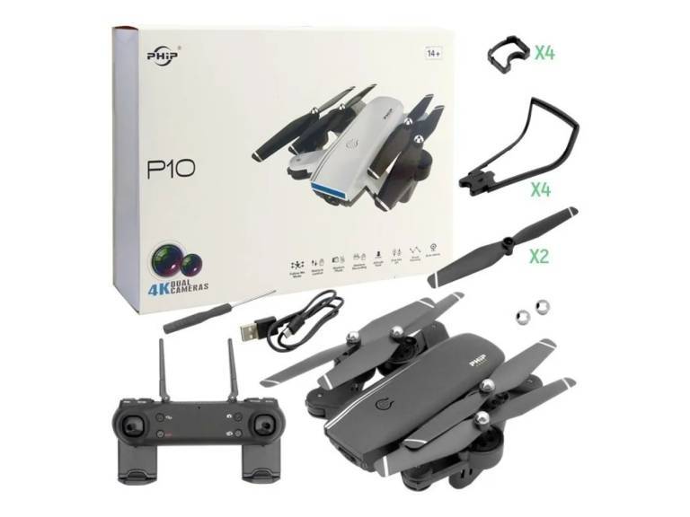 Drone Aéreo Wifi 2 Cámaras Full HD Importclick