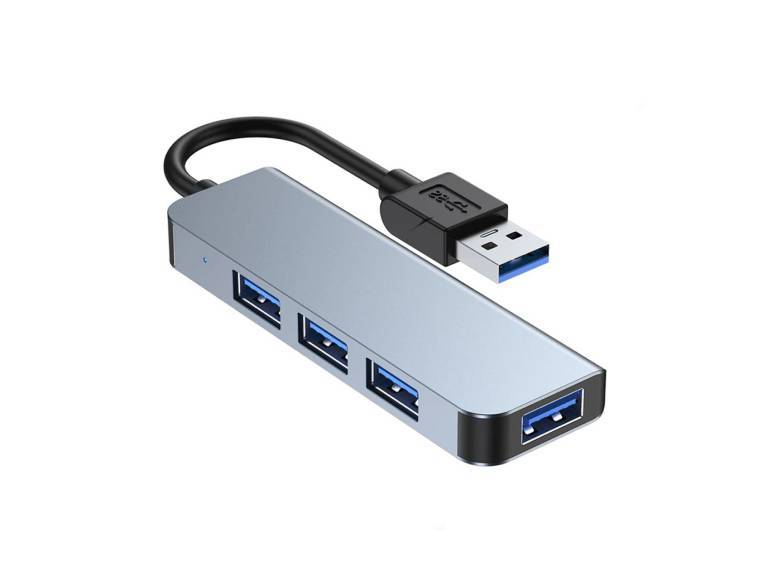 HUB USB 3.0 4 Puertos Aluminio