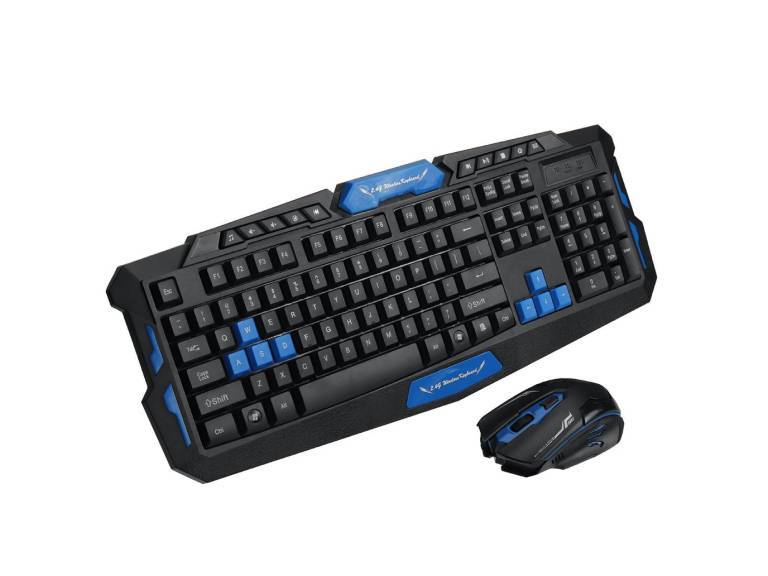 Kit Gamer Teclado + Mouse Inalámbrico HK8100 Importclick