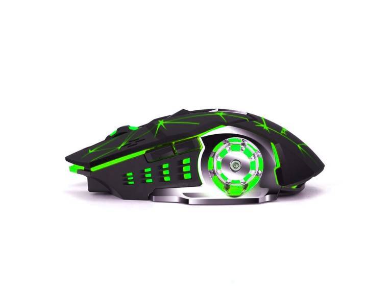 Mouse Gamer Profesional Inalámbrico Iluminación