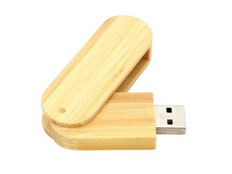 Pendrive Giratorio Bambú 16 GB Importclick
