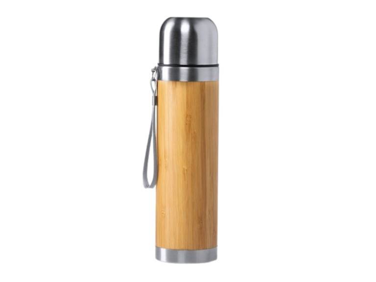 Termo Bambú Acero Inoxidable 430 ML Importclick