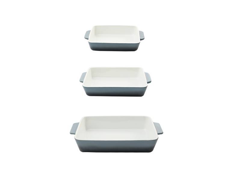 Set 3 Fuentes de Cerámica para Horno Cel