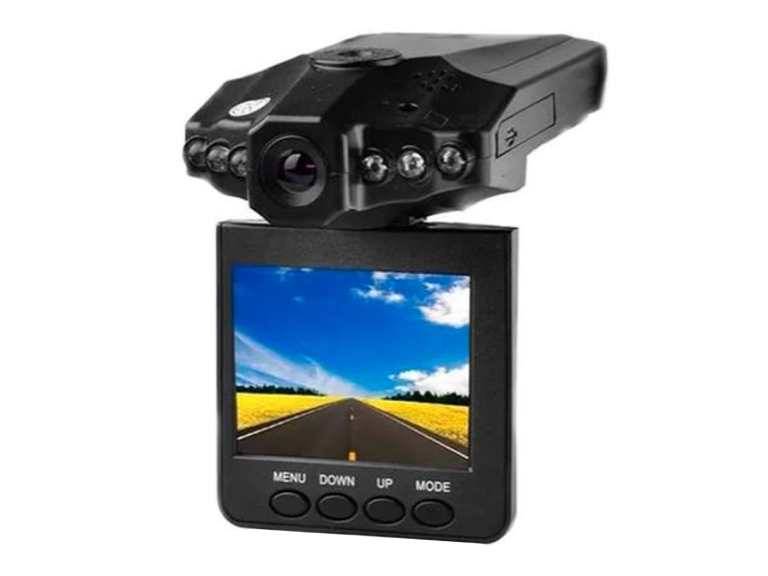 Cámara Seguridad Automóvil DVR Negro