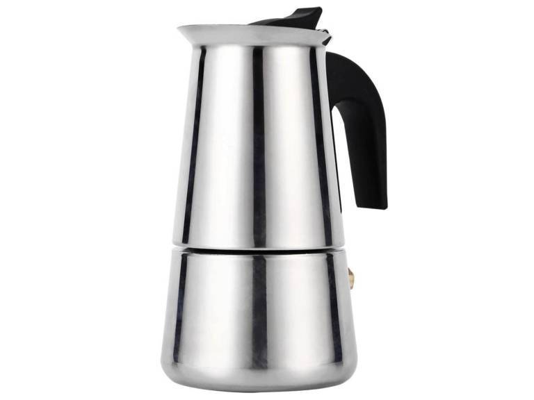 Cafetera Italiana de Acero Inoxidable 9 Importclick