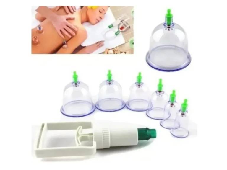 Kit 6 Ventosas China Anti Celulitis Importclick
