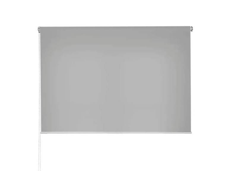 Cortina Roller Rustica Deluxe 80x160 cm Gris Importclick