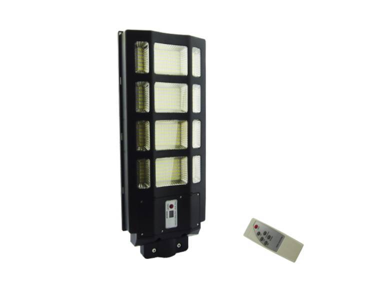 Foco Poste Solar 400 Watt 12 Placas 528 LED con Control Importclick