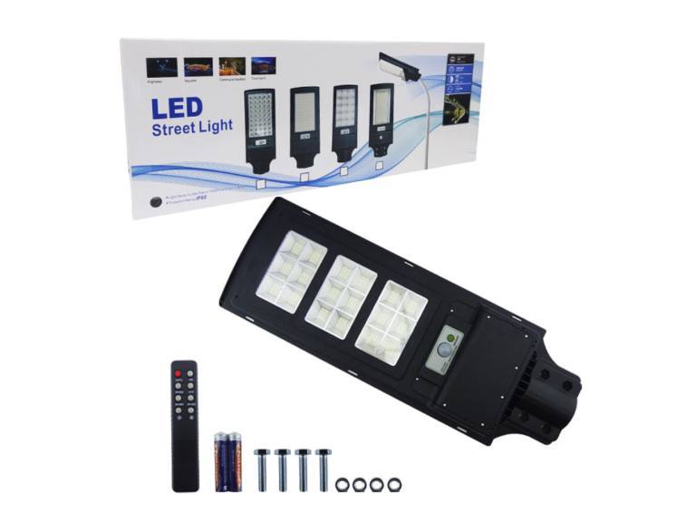 Foco Poste Solar 450 Watt 18 Placas 216 LED Importclick