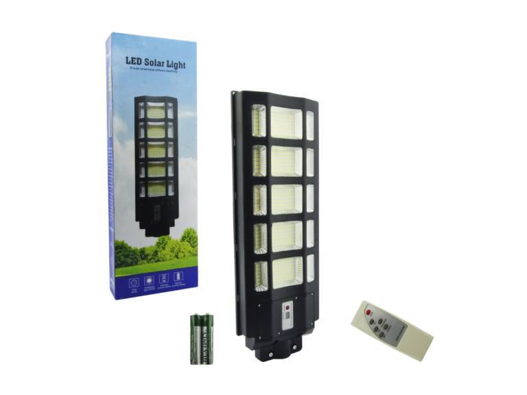 Foco Poste Solar 500 Watt 15 Placas 660 LED con Control Importclick