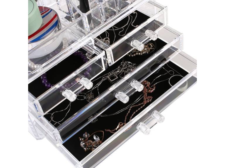 Organizador Cosmetiquero Maquillaje Joya Acrílico Importclick