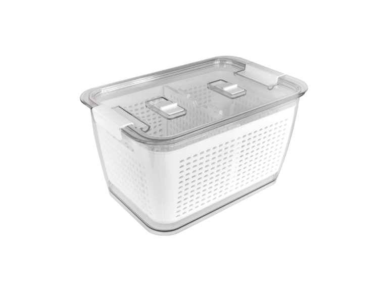 Caja Organizadora Refrigerador con Cesta Grande Simplit