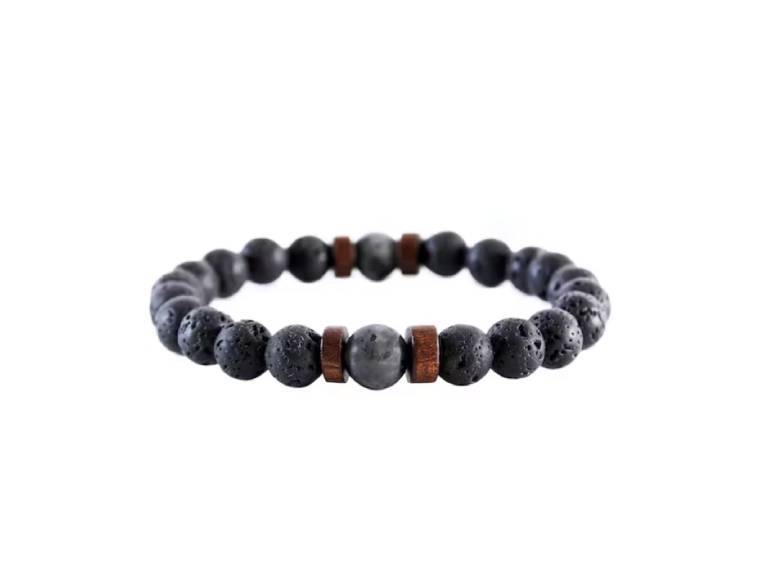 Pulsera piedra volcánica energías