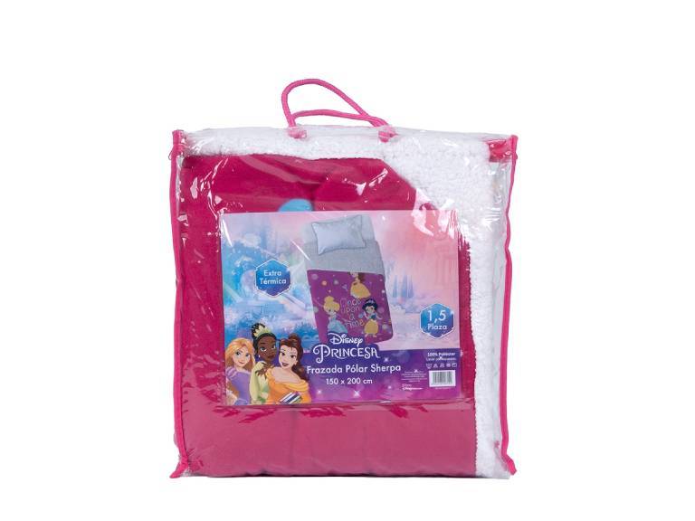 Frazada Polar Sherpa 150x200 Princesas